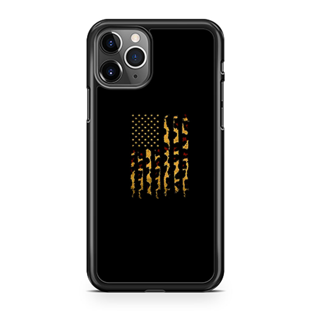 Cheetah American Flag iPhone 11 Case iPhone 11 Pro Case iPhone 11 Pro Max Case