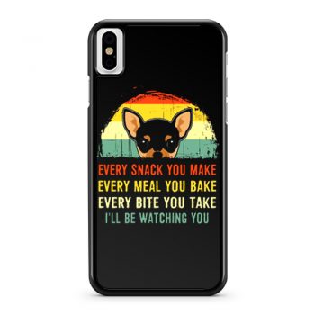Chihuahua Quote Vintage Dog iPhone X Case iPhone XS Case iPhone XR Case iPhone XS Max Case