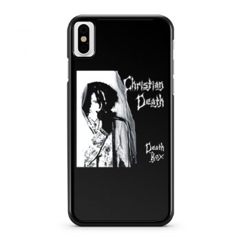 Christian Death Death Box iPhone X Case iPhone XS Case iPhone XR Case iPhone XS Max Case