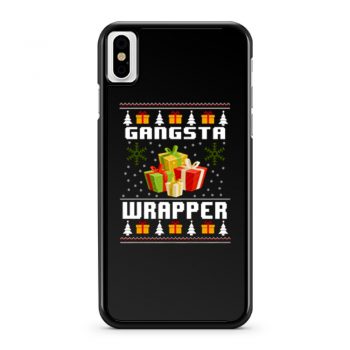 Christmas Gangsta Wrapper iPhone X Case iPhone XS Case iPhone XR Case iPhone XS Max Case