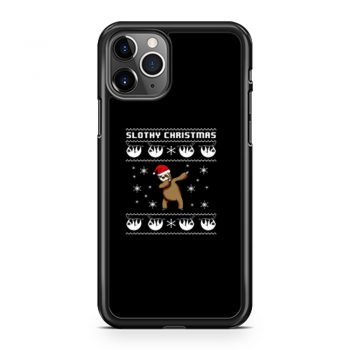 Christmas Sloth Animals Xmas Festive iPhone 11 Case iPhone 11 Pro Case iPhone 11 Pro Max Case