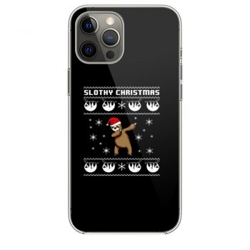 Christmas Sloth Animals Xmas Festive iPhone 12 Case iPhone 12 Pro Case iPhone 12 Mini iPhone 12 Pro Max Case