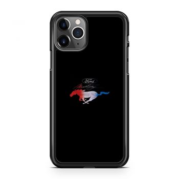 Classic Ford Mustang Usa Vintage Silver Car Logo Cars And Trucks iPhone 11 Case iPhone 11 Pro Case iPhone 11 Pro Max Case