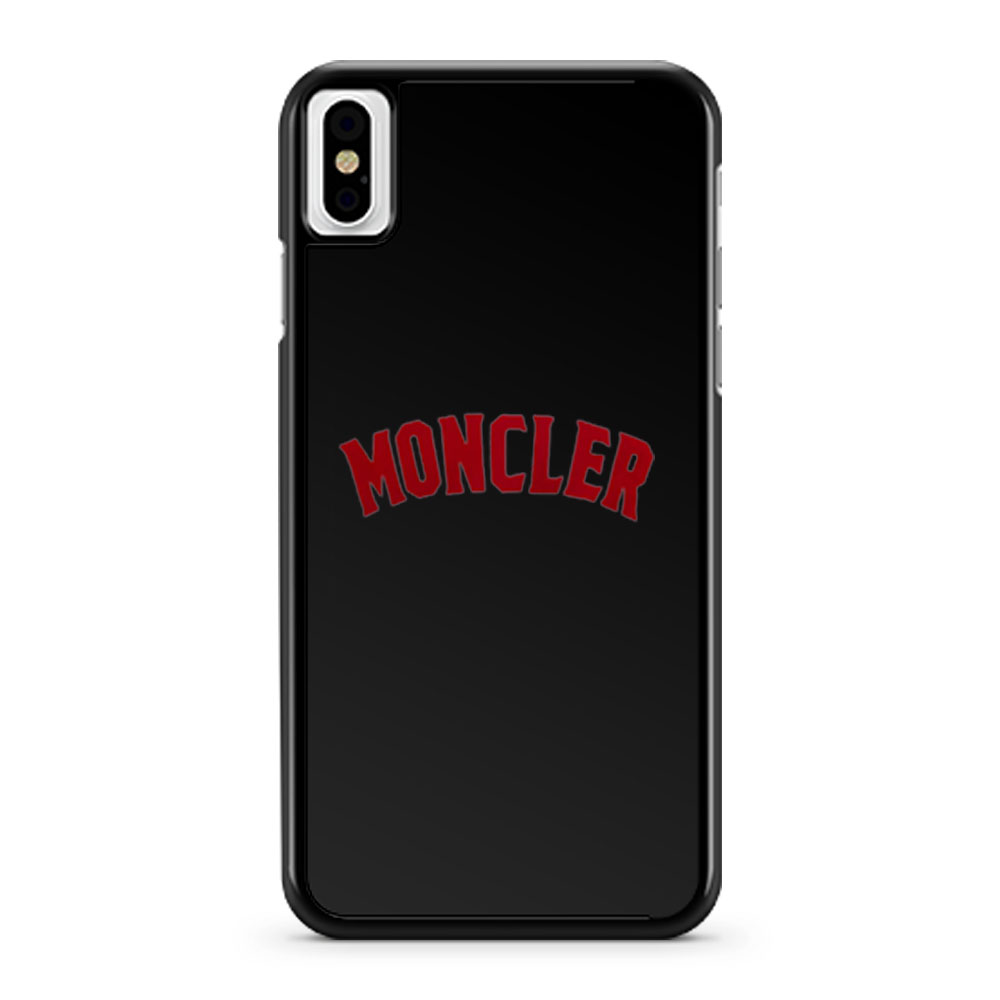 Classic Moncler iPhone X Case iPhone XS Case iPhone XR Case iPhone