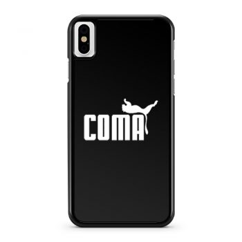 Coma Parody Hipster iPhone X Case iPhone XS Case iPhone XR Case iPhone XS Max Case