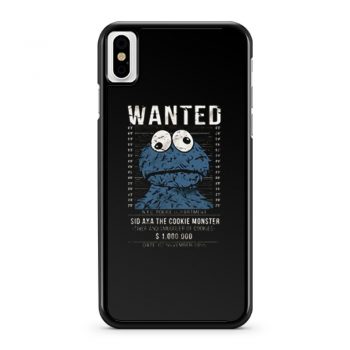 Cookie Smuggler Monster Funny iPhone X Case iPhone XS Case iPhone XR Case iPhone XS Max Case