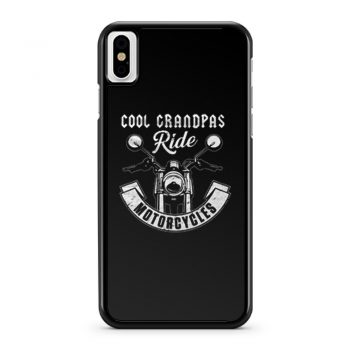 Cool Grandpa Ride Motorcycles iPhone X Case iPhone XS Case iPhone XR Case iPhone XS Max Case