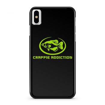 Crappie Addiction Funny Fishing iPhone X Case iPhone XS Case iPhone XR Case iPhone XS Max Case