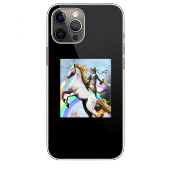 Crazy Cat Unicorn Rainbow Funny iPhone 12 Case iPhone 12 Pro Case iPhone 12 Mini iPhone 12 Pro Max Case