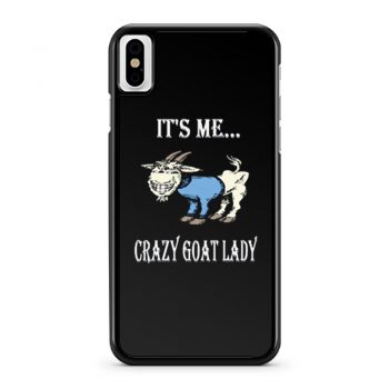 Crazy Goat Lady iPhone X Case iPhone XS Case iPhone XR Case iPhone XS Max Case