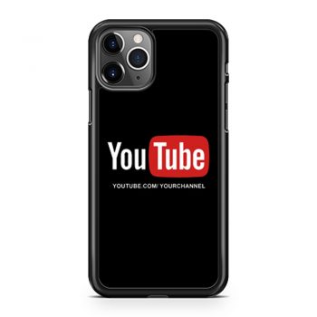 Customized YouTube Channel URL iPhone 11 Case iPhone 11 Pro Case iPhone 11 Pro Max Case