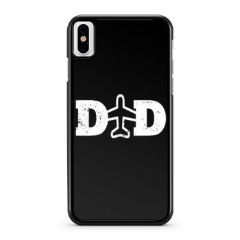 Dad Airplanes Pilot Airplane Lover iPhone X Case iPhone XS Case iPhone XR Case iPhone XS Max Case