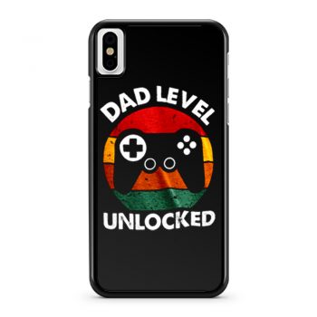 Dad Level Unlocked iPhone X Case iPhone XS Case iPhone XR Case iPhone XS Max Case
