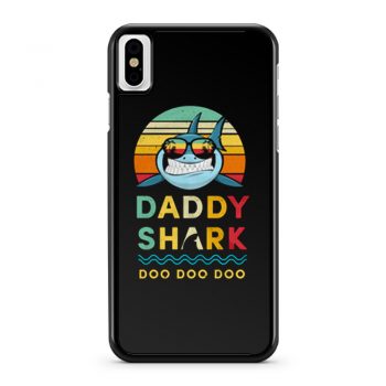 Daddy Shark Vintage Style iPhone X Case iPhone XS Case iPhone XR Case iPhone XS Max Case