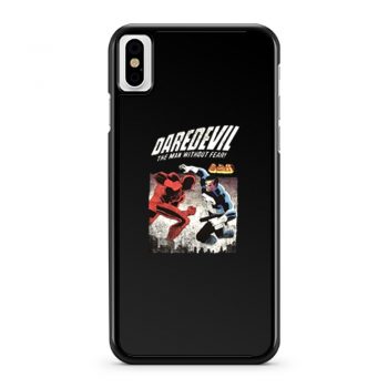 Daredevil Vs Punisher Marvel Comics iPhone X Case iPhone XS Case iPhone XR Case iPhone XS Max Case