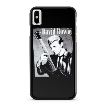 David Bowie Classic Guitarist iPhone X Case iPhone XS Case iPhone XR Case iPhone XS Max Case