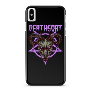 Death Goat Death Metal Band iPhone X Case iPhone XS Case iPhone XR Case iPhone XS Max Case