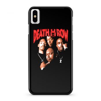 Death Row Records Tupac Dre Retro iPhone X Case iPhone XS Case iPhone XR Case iPhone XS Max Case