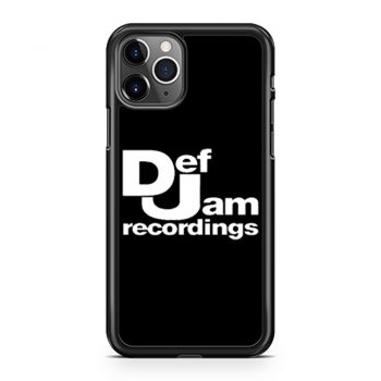 Def Jam Recordings Hip Hop Classic Music iPhone 11 Case iPhone 11 Pro Case iPhone 11 Pro Max Case