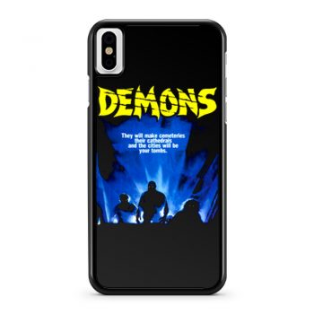 Demons Movie Demoni Italian Vintage Classic Horror iPhone X Case iPhone XS Case iPhone XR Case iPhone XS Max Case