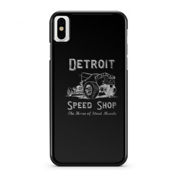 Detroit Speed Shop Tubber iPhone X Case iPhone XS Case iPhone XR Case iPhone XS Max Case