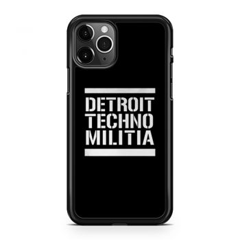 Detroit Techno Militia iPhone 11 Case iPhone 11 Pro Case iPhone 11 Pro Max Case