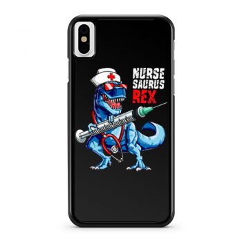 Dinosaur T rex Nurse iPhone X Case iPhone XS Case iPhone XR Case iPhone XS Max Case