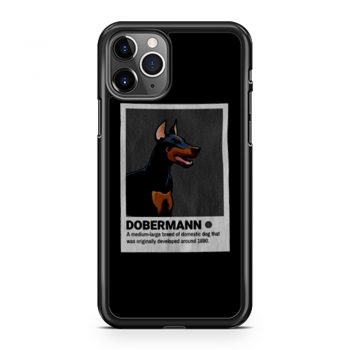 Doberman Dog Lovers iPhone 11 Case iPhone 11 Pro Case iPhone 11 Pro Max Case