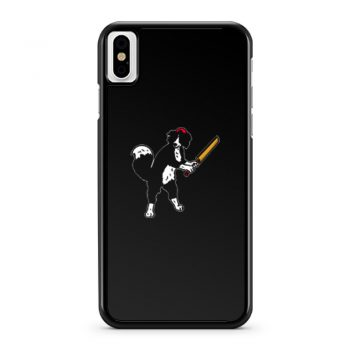 Dog Plays Cricket iPhone X Case iPhone XS Case iPhone XR Case iPhone XS Max Case