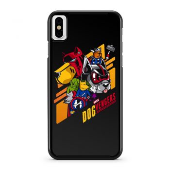Dog Vengers Funny Dog Lovers iPhone X Case iPhone XS Case iPhone XR Case iPhone XS Max Case