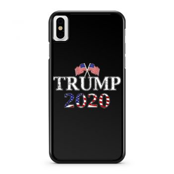 Donald Trump Election 2020 Flag iPhone X Case iPhone XS Case iPhone XR Case iPhone XS Max Case