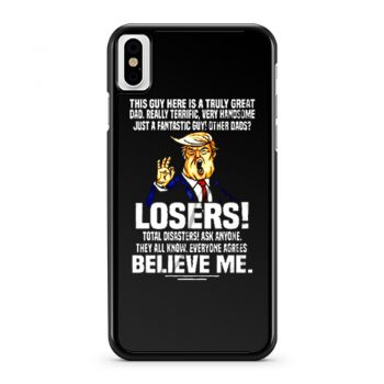 Donald Trump Fathers Day iPhone X Case iPhone XS Case iPhone XR Case iPhone XS Max Case