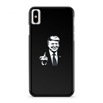 Donald Trump Middle Finger Make America Great Again iPhone X Case iPhone XS Case iPhone XR Case iPhone XS Max Case