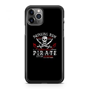 Drinking Rum Pirate iPhone 11 Case iPhone 11 Pro Case iPhone 11 Pro Max Case