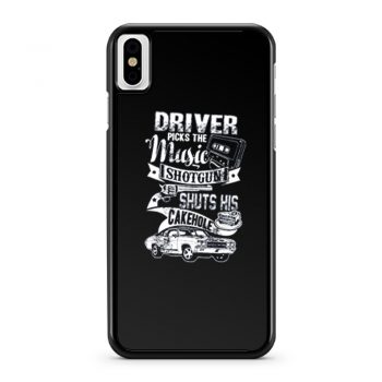 Driver Picks The Music iPhone X Case iPhone XS Case iPhone XR Case iPhone XS Max Case