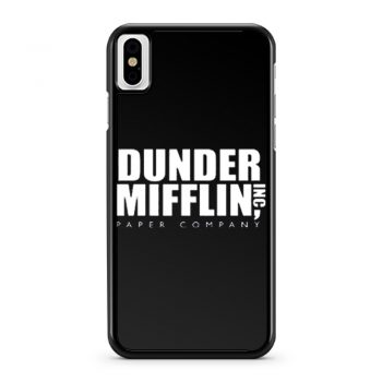 Dunder Mifflin Paper Inc Officetv Show iPhone X Case iPhone XS Case iPhone XR Case iPhone XS Max Case