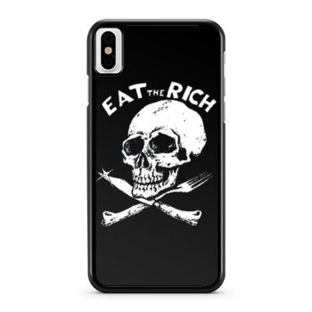 EAT The RICH Punk Band Socialist Socialism iPhone X Case iPhone XS Case iPhone XR Case iPhone XS Max Case