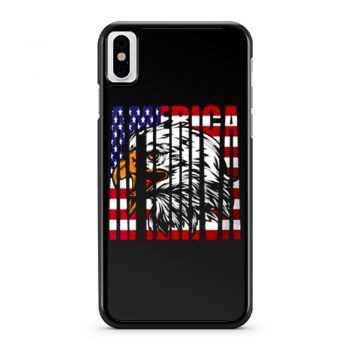Eagle Mullet American Flag iPhone X Case iPhone XS Case iPhone XR Case iPhone XS Max Case