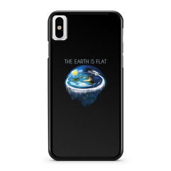 Earth Is Flat iPhone X Case iPhone XS Case iPhone XR Case iPhone XS Max Case