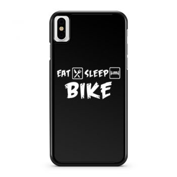 Eat Sleep Bike iPhone X Case iPhone XS Case iPhone XR Case iPhone XS Max Case