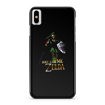 Elf Green Warrior Dont Call Me Zelda Anime iPhone X Case iPhone XS Case iPhone XR Case iPhone XS Max Case