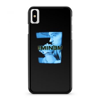 Eminem Blue Photo Poster Vintage iPhone X Case iPhone XS Case iPhone XR Case iPhone XS Max Case