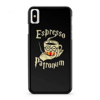 Espresso Patronum Parody Funny iPhone X Case iPhone XS Case iPhone XR Case iPhone XS Max Case