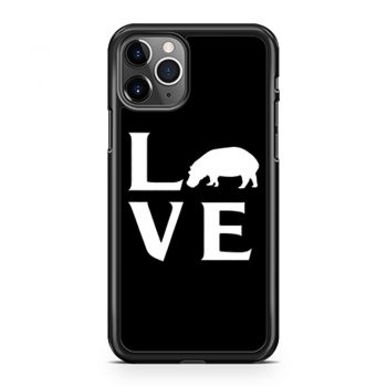 Extinction Animals Hippopotamus Love iPhone 11 Case iPhone 11 Pro Case iPhone 11 Pro Max Case