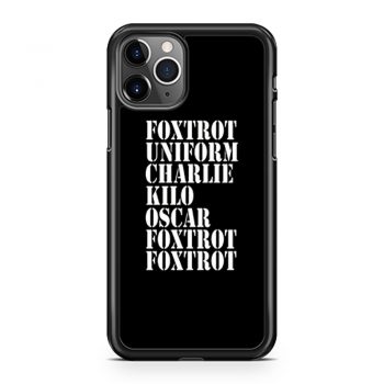 FOXTROT Offensive Rude iPhone 11 Case iPhone 11 Pro Case iPhone 11 Pro Max Case