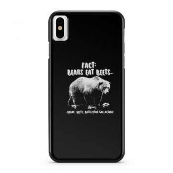 Fact Bears Eat Beets iPhone X Case iPhone XS Case iPhone XR Case iPhone XS Max Case