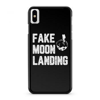 Fake News Landing Mission Conspiracy Theory iPhone X Case iPhone XS Case iPhone XR Case iPhone XS Max Case