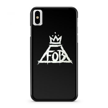 Fall Out Boy Fob Crown Rock Band iPhone X Case iPhone XS Case iPhone XR Case iPhone XS Max Case