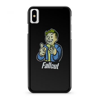 Fallout Vault Boy iPhone X Case iPhone XS Case iPhone XR Case iPhone XS Max Case