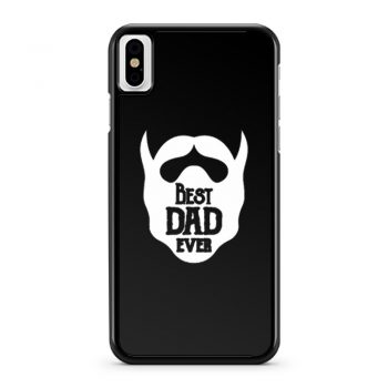 Fathers Day Dad Best Beared Dad Ever iPhone X Case iPhone XS Case iPhone XR Case iPhone XS Max Case